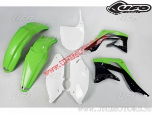 Kit plastice (alb / verde / negru) - Kawasaki KX 450 F 4T ('12) - UFO