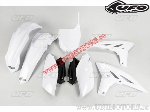 Kit plastice (alb) - Yamaha YZ 250 F 4T ('11-'12) - UFO