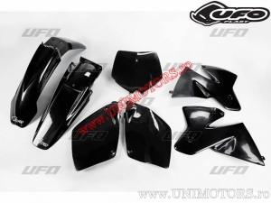 Kit plastice (negru) - KTM SX 250 / SX 380 / SX 125 / SX 400 / SX 520 / SX 400 / SX 520 Racing ('00) - UFO