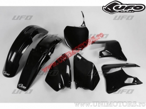 Kit plastice (negru) - Yamaha YZ 125 / YZ 250 2T ('00-'01) - UFO