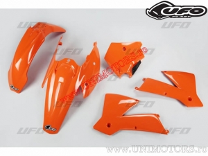 Kit plastice (portocaliu) - KTM SX 125 / MXC 200 / SX 200 / SX 250 / MXC 400 Racing / SX 525 Racing ('04) / MXC 300/450 - UFO