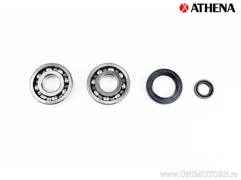 Kit rulmenți arbore cotit și simeringuri Athena, Honda CR 250 R 84-91 - Athena