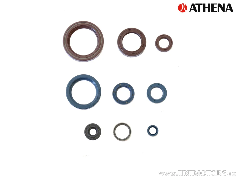 Kit simeringuri ulei motor - Gilera Apache 125 ('86-'94) / CX 125 ('86-'93) / RV 125 ('84-'88) / RX 200 ('87-'89) - Athena