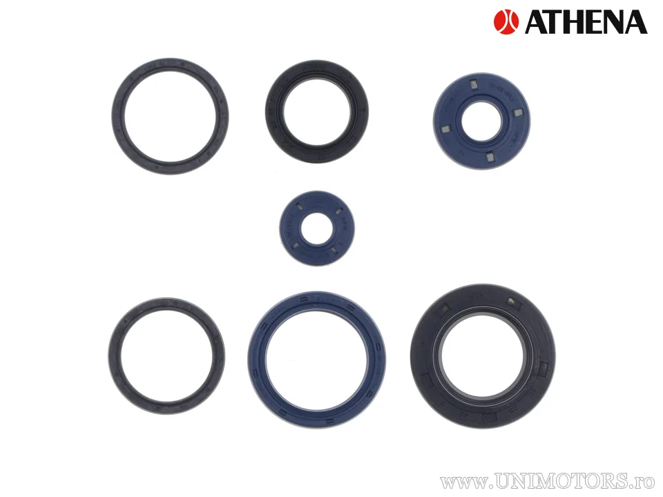 Kit simeringuri ulei motor - Peugeot Elyseo 125 4T LC ('99-'01) / Elystar 125 / Elystar 150 ('02-'03) - Athena