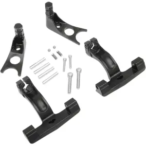 Kit soporte para plataforma de pasajero - Negro, Brillante - 16210513