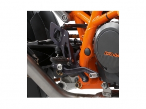 Kit suport picior (aluminiu) KTM 690 Duke ('12-'19) / 690 Duke ABS / 690 Duke R ABS ('16) / 690 Duke CKD ('12) - KTM