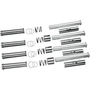Kit tubo haste de empurrar - Cromado - DS193764