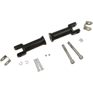 Kits de support pour repose-pieds passager - Noir, brillant - 16201785