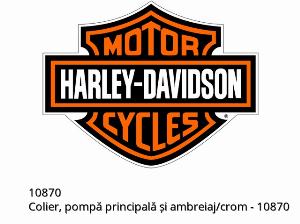 Klem, hoofdremcilinder & koppeling/chroom - 10870 - Harley-Davidson