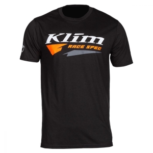 Klim Tricou Race Spec SS T Black/Strike Orange: Mărime - L