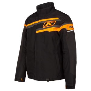 Klimate Jacket Black - Strike Orange: Mărime - L