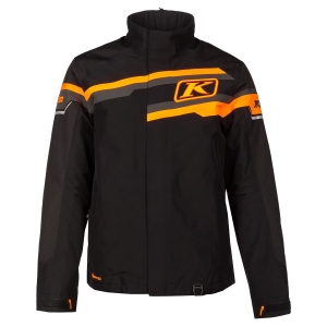 Klimate Jacket Black - Strike Orange: Mărime - L