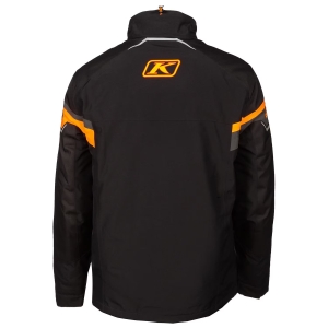 Klimate Jacket Black - Strike Orange: Mărime - L