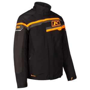 Klimate Jacket Black - Strike Orange: Mărime - L