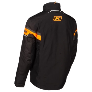 Klimate Jacket Black - Strike Orange: Mărime - L