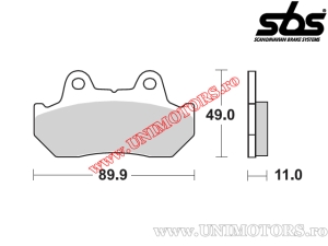 Klocki hamulcowe przednie - SBS 160HF (ceramiczne) - (SBS)