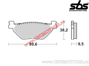 Klocki hamulcowe tył - SBS 769HF (ceramiczne) - (SBS)