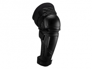 KNEE & SHIN GUARD EXT BLACK: Size - S/M