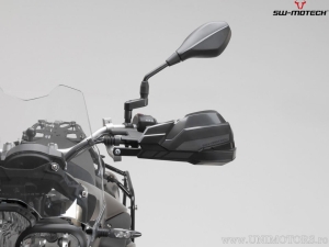 KOBRA Handguard Extension Set - color: black - 50% more protection - SW-Motech