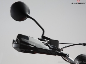 KOBRA Handguard Set - color: black - Ducati Scrambler ('14-) / Sixty2 ('15-) - SW-Motech