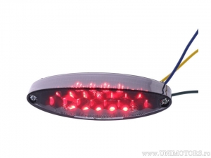 Komplette LED Universal Oval Stop mit Kennzeichenbeleuchtung 110x30x32mm - Shin Yo