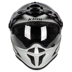 Krios Helmet Gloss Silver: Mărime - L