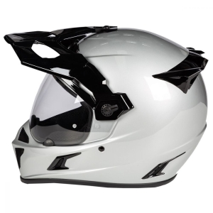 Krios Helmet Gloss Silver: Mărime - L