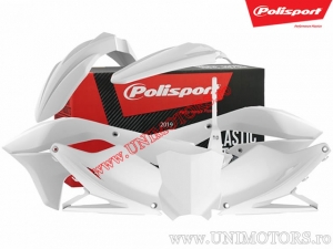 Kunststoff-Set (weiß) - Kawasaki KX 450 F ('16-'18) - Polisport