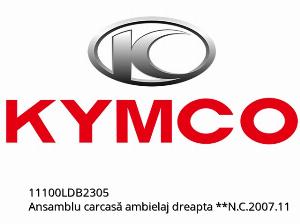 Kurbelgehäusesatz R **N.C.2007.11 - 11100LDB2305 - Kymco