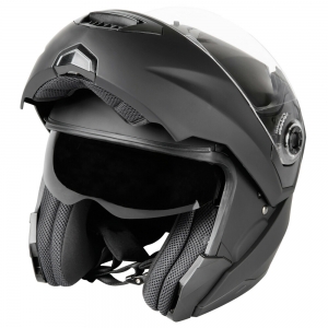 LÁMPARA - Casco Abatible LA-1, Negro Mate [XS]