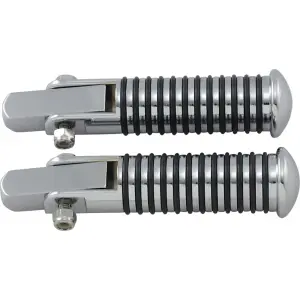 Lábtartó csavaros rögzítéssel - Fekete, Króm, Polírozott - DS253320