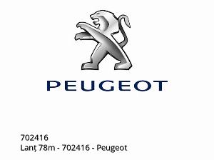 Lánc 78m - 702416 - Peugeot