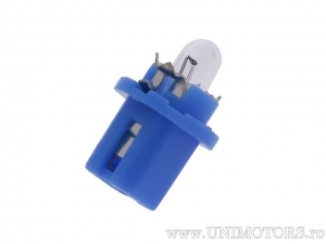 Lâmpada de motocicleta com soquete azul BX8.5D 12V 1.2W - Osram
