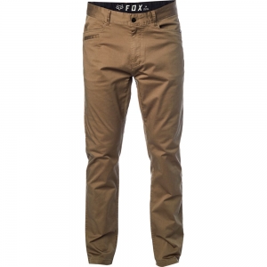 Lässige Stretch-Chino-Hose [Braun]: Größe - 33