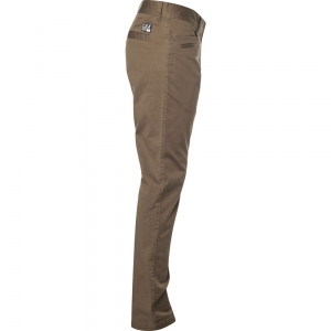 Lässige Stretch-Chino-Hose [Braun]: Größe - 33