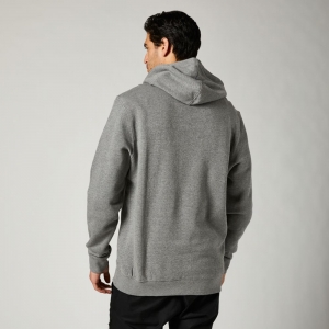 Lässiger Kapuzenpullover Fullstop Fleece [Grau]: Größe - XL