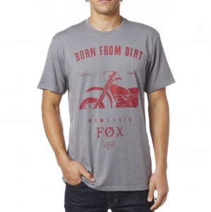 Lässiges FOX WICKEN SS TEE HEATHER GRAPHITE T-Shirt: Größe - XL