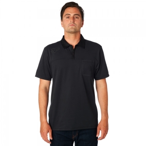 Lässiges Redplate 360 SS Tech Polo [Schwarz]: Größe - S