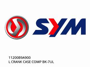 L CRANK CASE COMP BK-7UL - 11200B9A900 - SYM