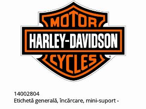 LABEL, algemeen, lading, mini-rek - 14002804 - Harley-Davidson