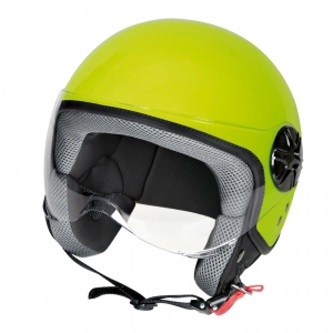 LAMPA - Open-Face Helm LD-2, neon geel [M]