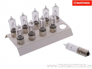 Lampadina H21W BAY9S 12V 21W set di 10 - JM