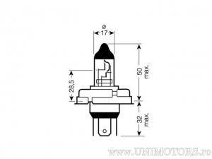 Lampadina R2 P45t 12V 45/40W - Osram