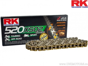 Lant auriu RK X-RING GB520XSO2 / 112 - Kawasaki KLX 650 / Z 750 / KTM RC 390 / RC 125 / Yamaha XTZ 750 / TT 600 R - RK