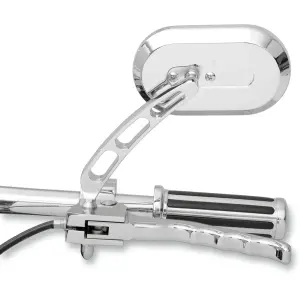 Large Oval Mirror - Chrome, Silver - 19016232