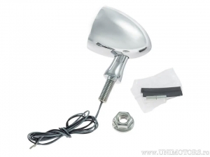 LED Blinker Bullet 1000 CHROME mit weißem Glas - Kellermann
