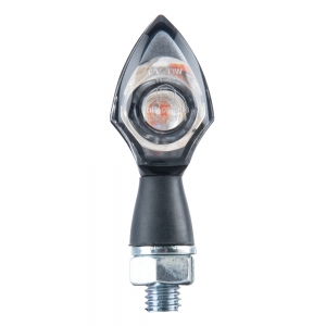 LED-Motorrad-Blinker Nano - Schwarz (49x22x20,4mm / EL329) - Set - Oxford