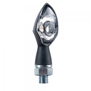 LED-Motorrad-Blinker Nano - Schwarz (49x22x20,4mm / EL329) - Set - Oxford