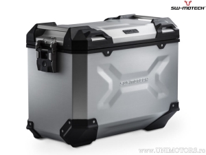 Left Side Case (sidecase) TRAX ADV L - 45 L - color: silver - material: aluminum - ZERO DSR/X Z6 ('22-) - SW-Motech