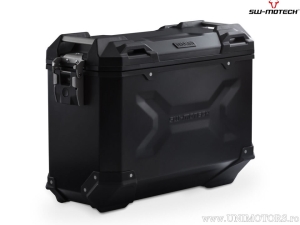 Left Side Case (sidecase) TRAX ADV M - 37 L - color: black - material: aluminum - ZERO DSR/X Z6 ('22-) - SW-Motech